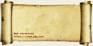 Kristina Janković vizit kartica